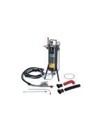 Granule jet blasting device